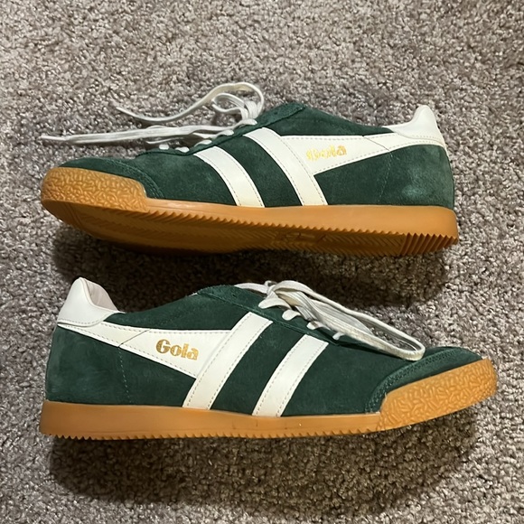 Gola Elan Sneakers - Green and white sambas - Picture 7 of 10